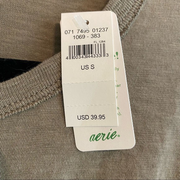 NWT Aerie Twist Front Casual Dress - Picture 6 of 6